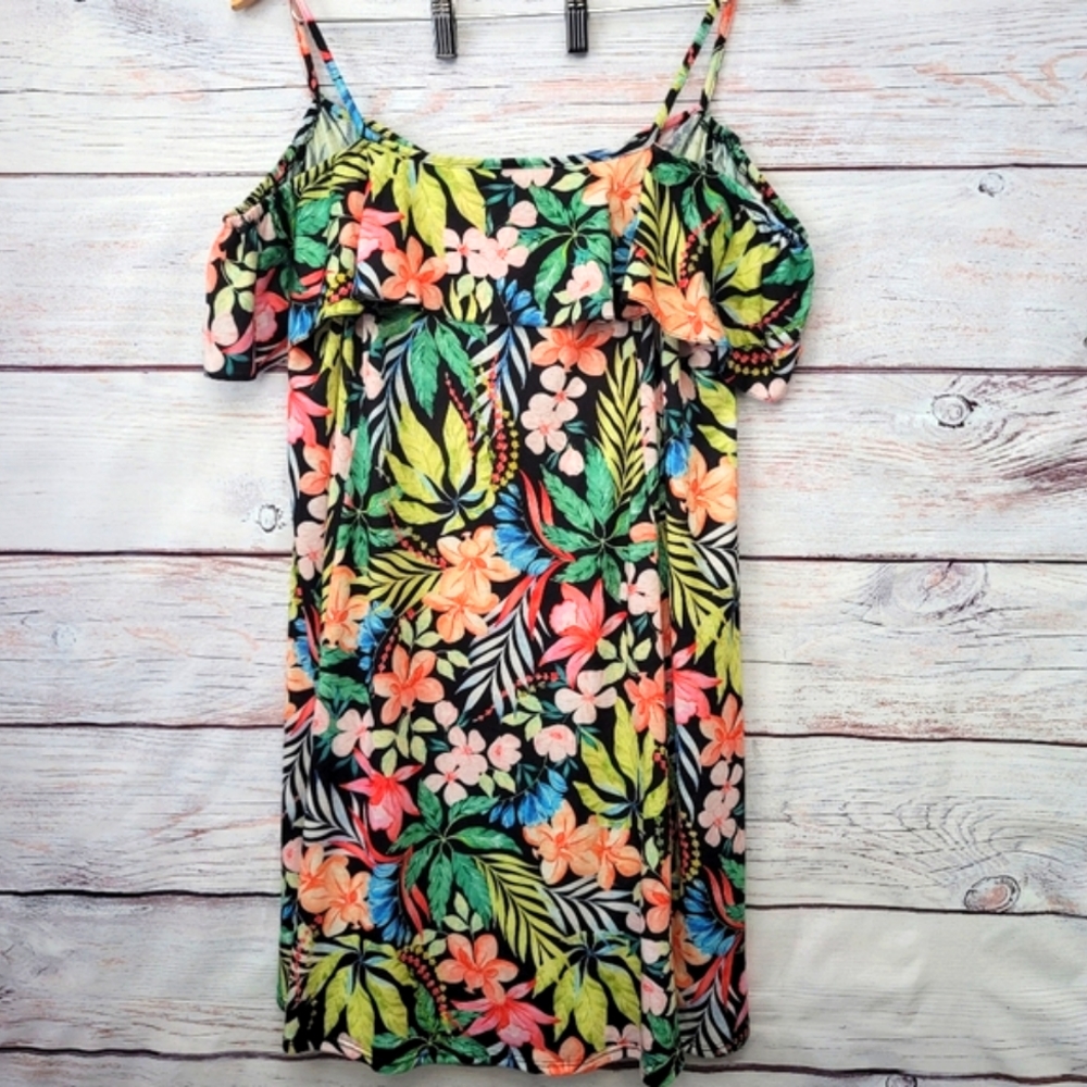 NWT | ASOS Tropical Print Dress - 10